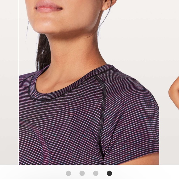 Lululemon Swiftly Tech Short Sleeve Crew
Pink Paradise / Black / Lavender /Blue - Picture 3 of 4